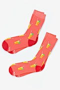 Mint Julep Orange His & Hers Socks Photo (0)