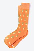 Pine and Dandy Orange His & Hers Socks Photo (1)