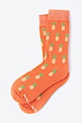 Pine and Dandy Orange His & Hers Socks Photo (2)