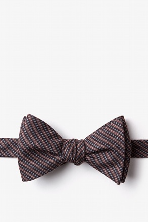 _Gilbert Orange Self-Tie Bow Tie_