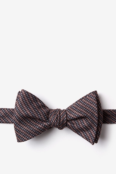 Orange Cotton Gilbert Self-Tie Bow Tie