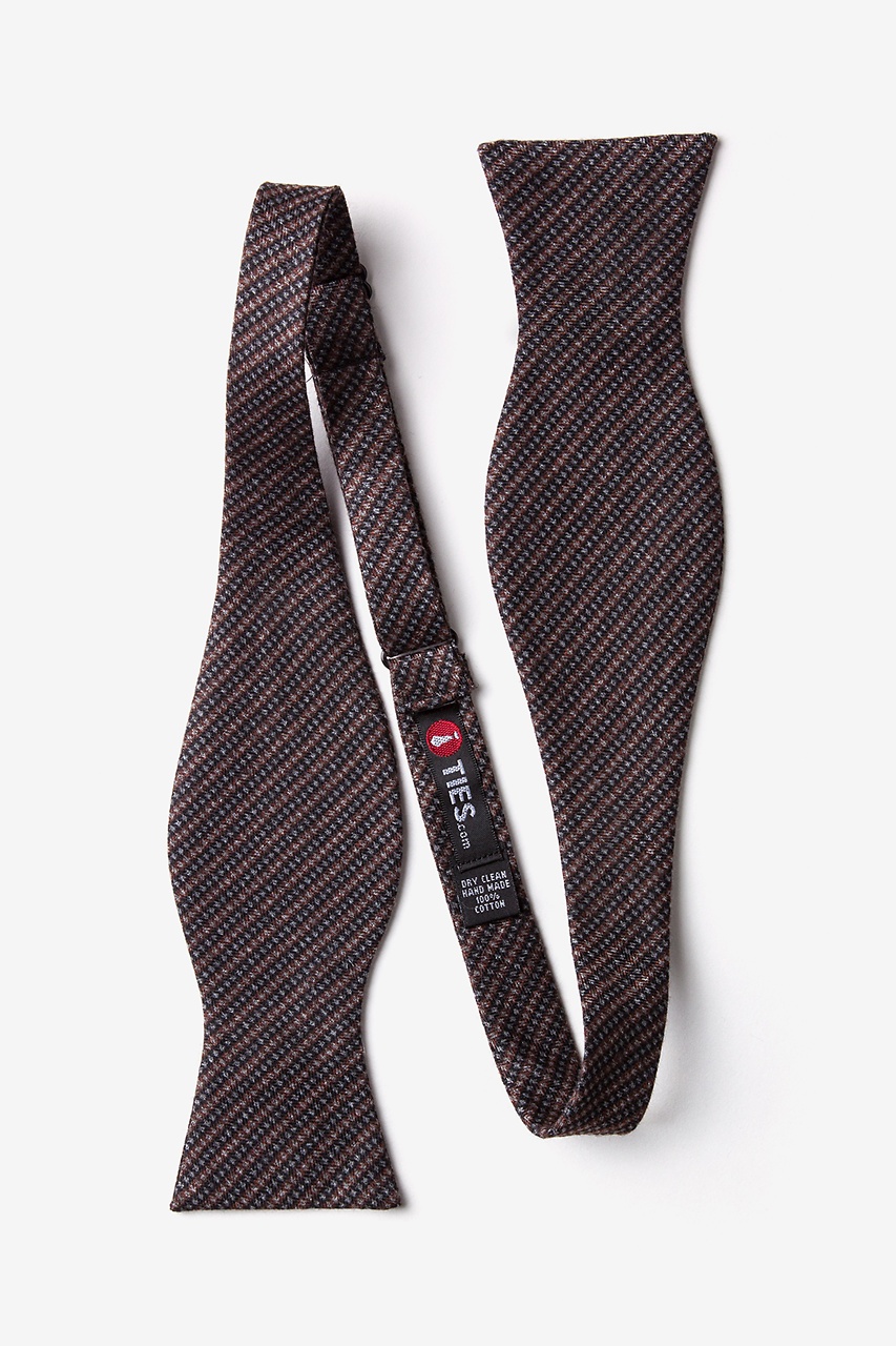 Gilbert Orange Self-Tie Bow Tie Photo (1)