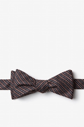 Gilbert Orange Skinny Bow Tie