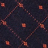 Orange Cotton Gresham Extra Long Tie