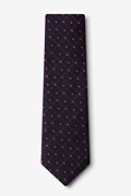 Gresham Orange Extra Long Tie Photo (1)