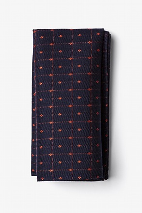 Gresham Orange Pocket Square