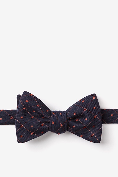 Orange Cotton Gresham Self-Tie Bow Tie