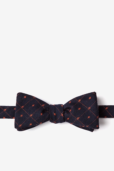 Orange Cotton Gresham Skinny Bow Tie
