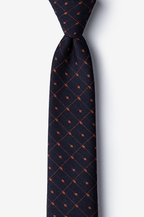 _Gresham Orange Skinny Tie_