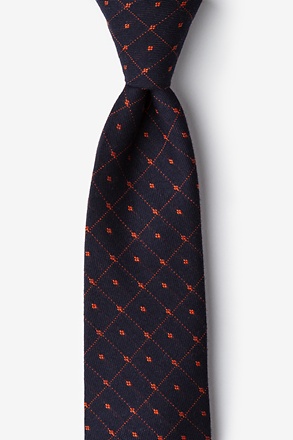 Gresham Orange Tie