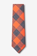 Kent Orange Extra Long Tie Photo (1)