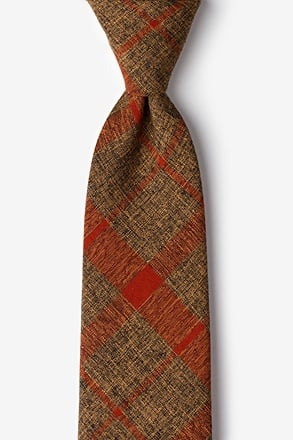 Kirkland Orange Extra Long Tie