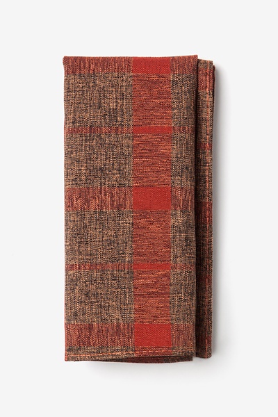 Orange Cotton Kirkland Pocket Square