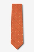 La Mesa Orange Extra Long Tie Photo (1)