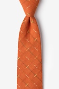 La Mesa Orange Extra Long Tie Photo (0)