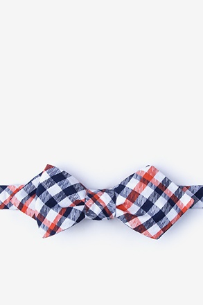 _Lance Orange Diamond Tip Bow Tie_