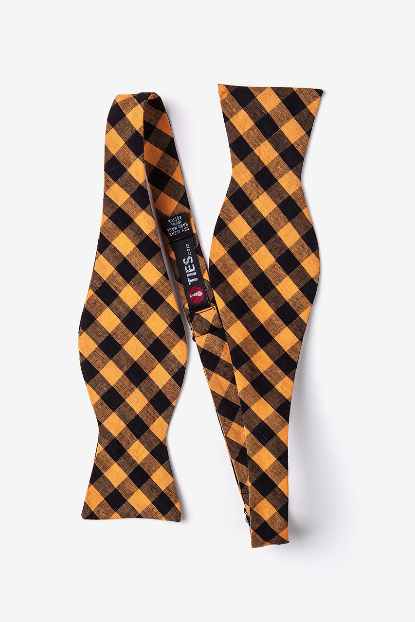 Pasco Orange Self-Tie Bow Tie Photo (1)