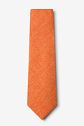 Tioga Orange Extra Long Tie Photo (1)