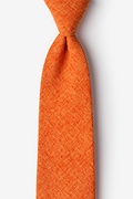 Tioga Orange Extra Long Tie Photo (0)