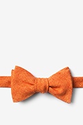 Tioga Orange Self-Tie Bow Tie Photo (0)