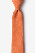 Tioga Orange Skinny Tie Photo (0)