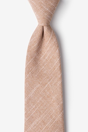 Wortham Orange Extra Long Tie