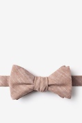 Wortham Orange Self-Tie Bow Tie Photo (0)