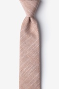 Wortham Orange Skinny Tie Photo (0)