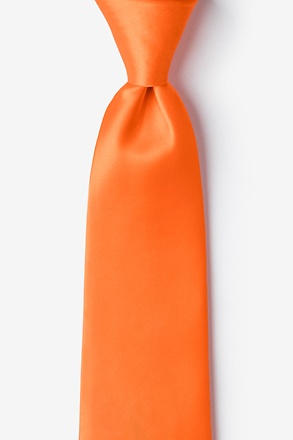 Orange Dream Extra Long Tie