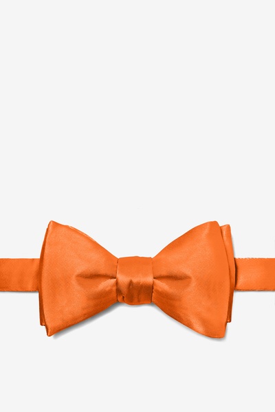 Orange Dream Silk Orange Dream Self-Tie Bow Tie