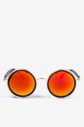 50's Steampunk Orange Revo Mirror Sunglasses Photo (0)