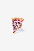 Pizza Orange Lapel Pin Photo (0)