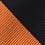 Orange Microfiber Orange & Black Stripe Tie