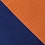 Orange Microfiber Orange & Navy Stripe Extra Long Tie