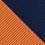 Orange Microfiber Orange & Navy Stripe Tie