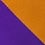 Orange Microfiber Orange & Purple Stripe Extra Long Tie