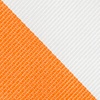 Orange Microfiber Orange & White Extra Long Tie