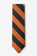 Orange & Black Stripe Tie Photo (1)