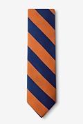 Orange & Navy Stripe