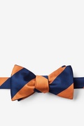 Orange Microfiber Orange & Navy Stripe