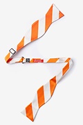 Orange & White Stripe