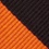 Orange Microfiber Orange and Black Stripe Self-Tie Bow Tie