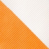 Orange Microfiber Orange and White Stripe Self-Tie Bow Tie