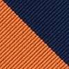 Orange Microfiber Orange & Navy Stripe