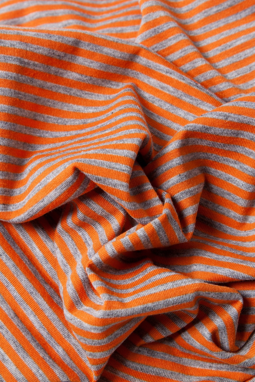 Orange Candy Stripe Scarf Photo (2)