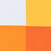 Orange Polyester Cary Pocket Square