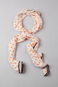 Orange Itsy Bitsy Teenie Weenie Scarf Photo (1)