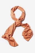 Mens Candy Stripe Orange Scarf Photo (0)