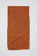 Mens Orange Traveling Stripe Scarf Photo (1)