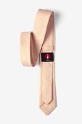 Orange Chamberlain Check Skinny Tie Photo (2)